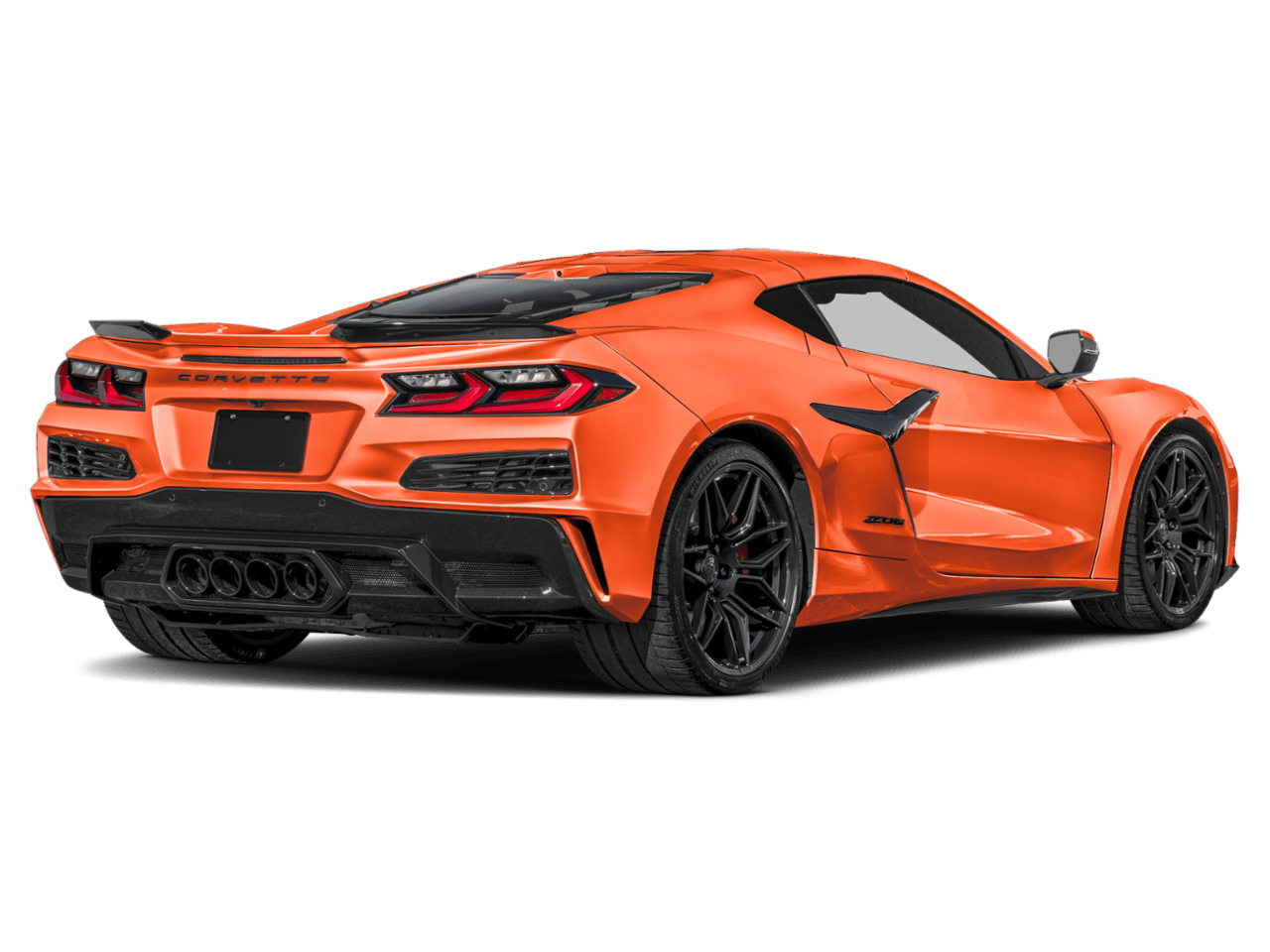 2026 Chevrolet Corvette 2dr - Rear 3/4, facing to the right