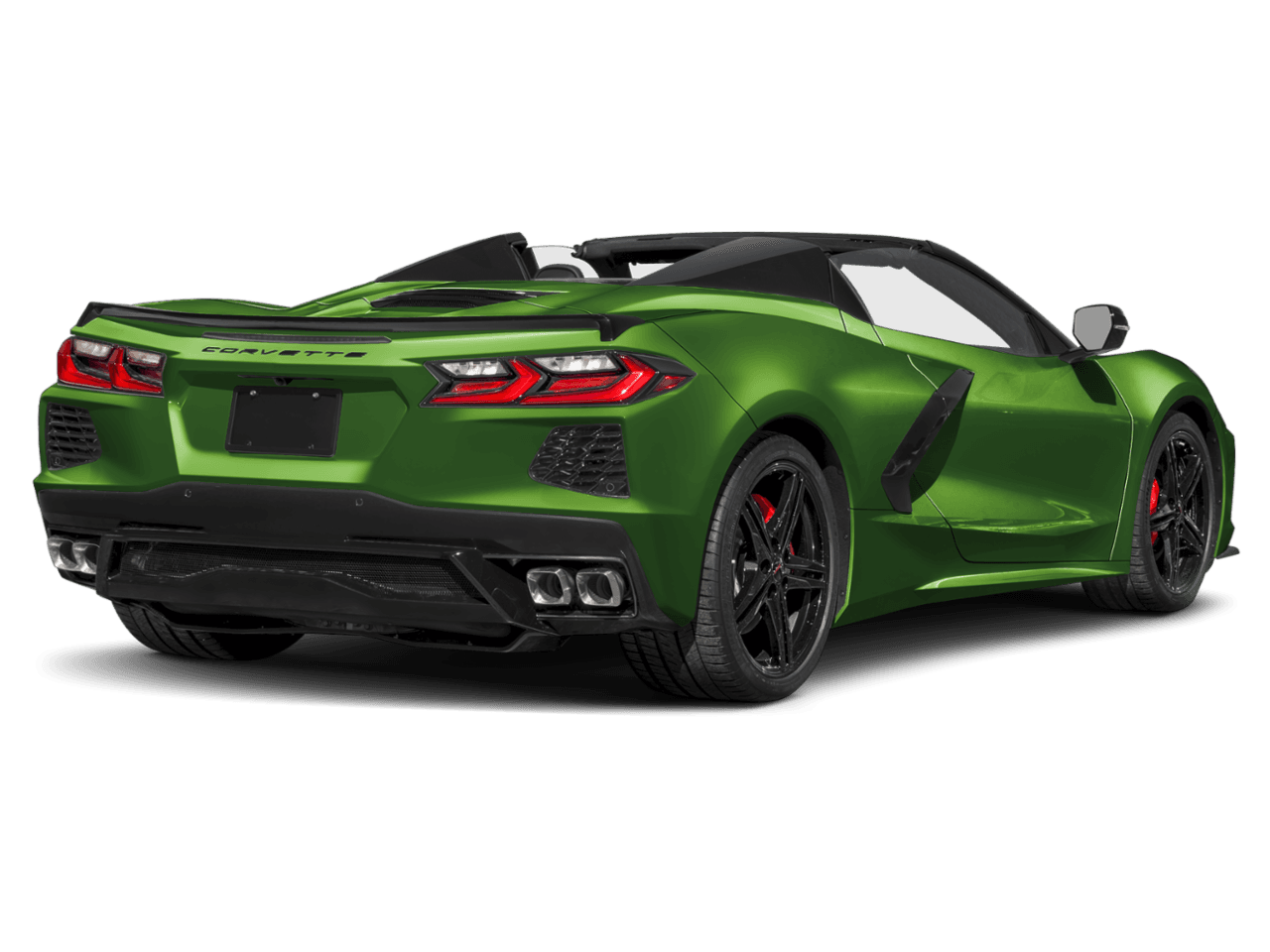 2026 Chevrolet Corvette 2dr - Rear 3/4, facing to the right