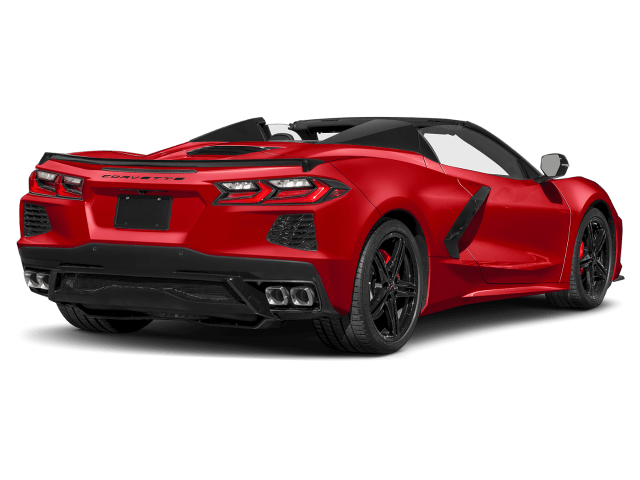 2026 Chevrolet Corvette 2dr - Rear 3/4, facing to the right