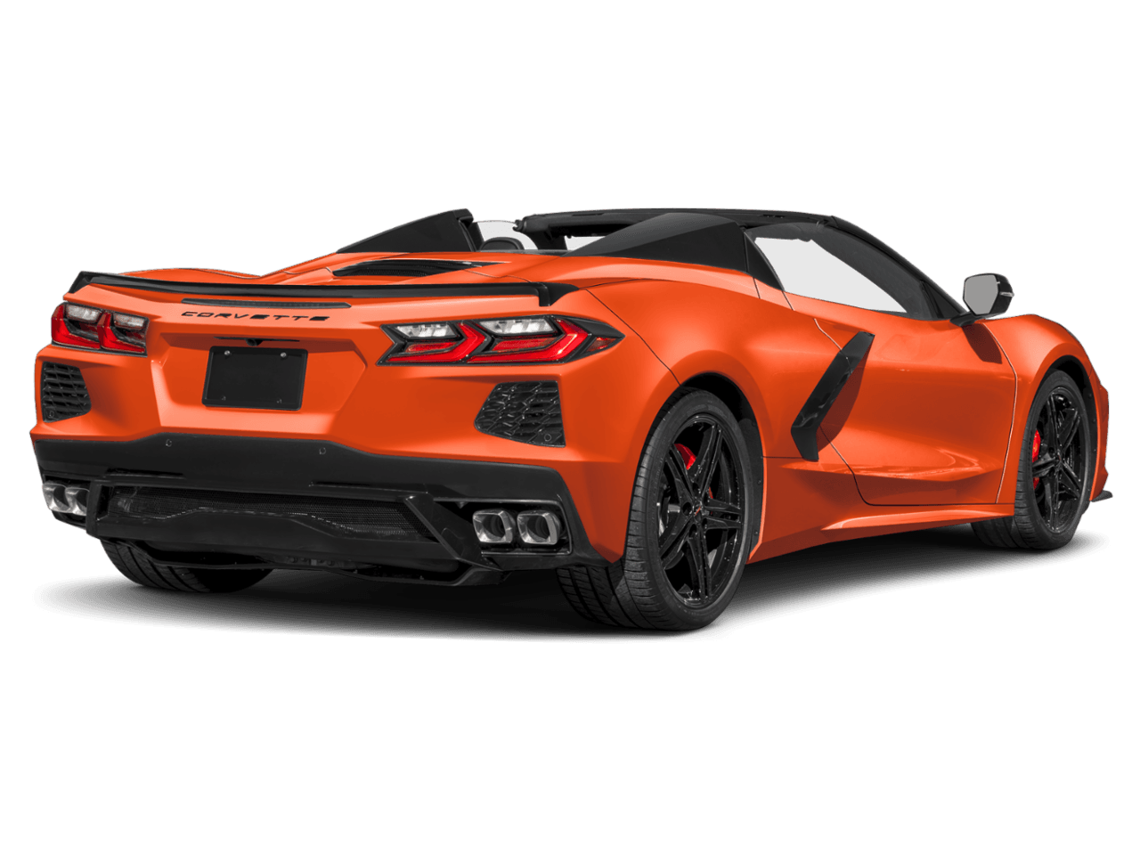 2026 Chevrolet Corvette 2dr - Rear 3/4, facing to the right