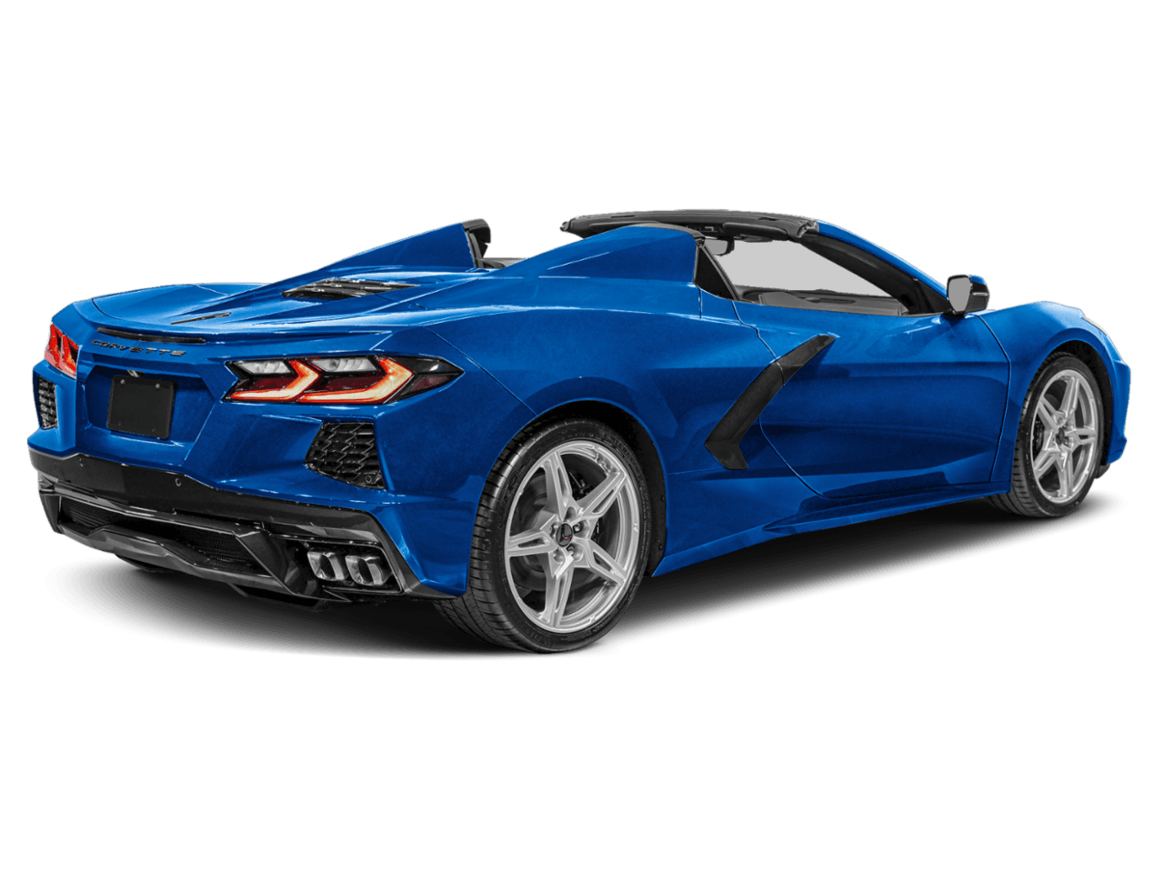 2026 Chevrolet Corvette 3LT - Rear 3/4, facing to the right