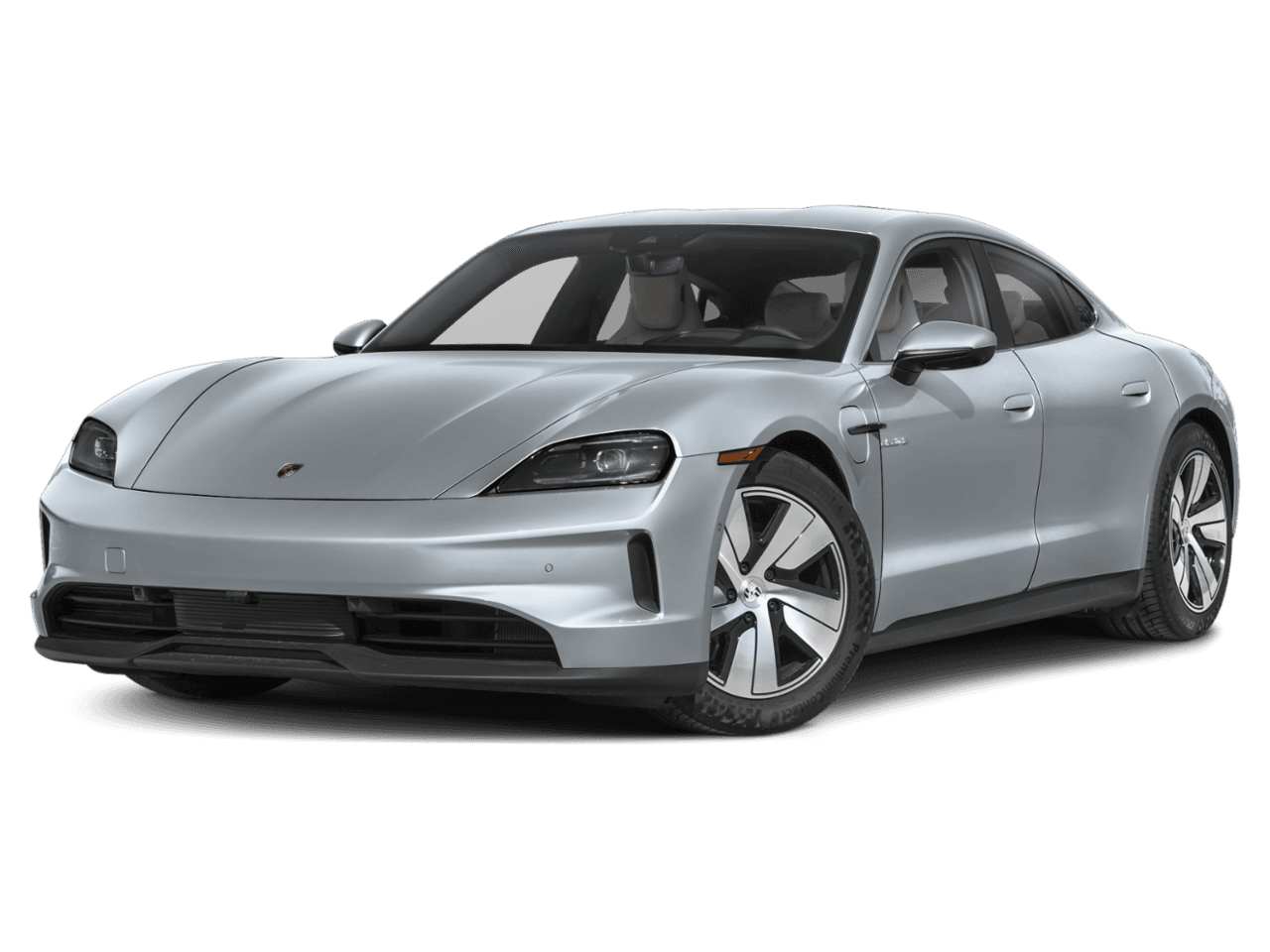 2026 Porsche Taycan Turbo - Front 3/4, facing to the left