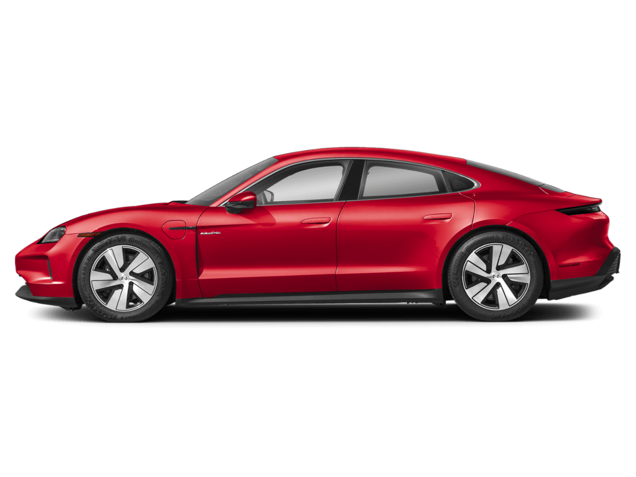 2026 Porsche Taycan Turbo - Profile, facing to the left