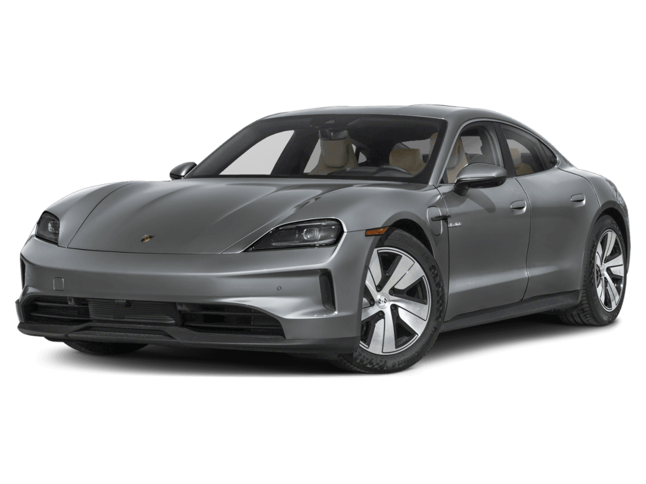 2026 Porsche Taycan Turbo GT - Front 3/4, facing to the left