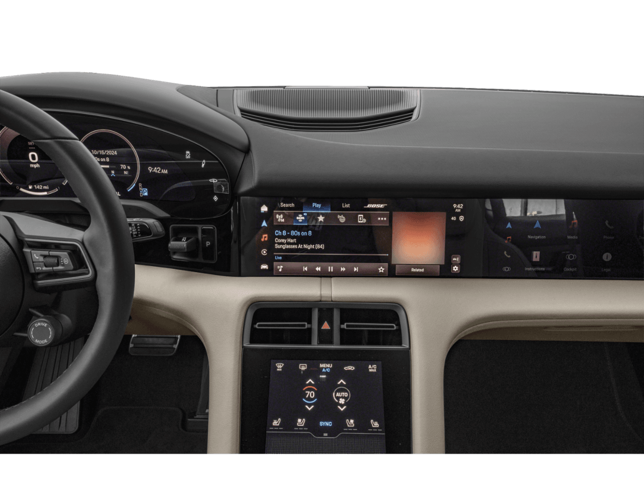 2026 Porsche Taycan Turbo GT - Interior Stereo System