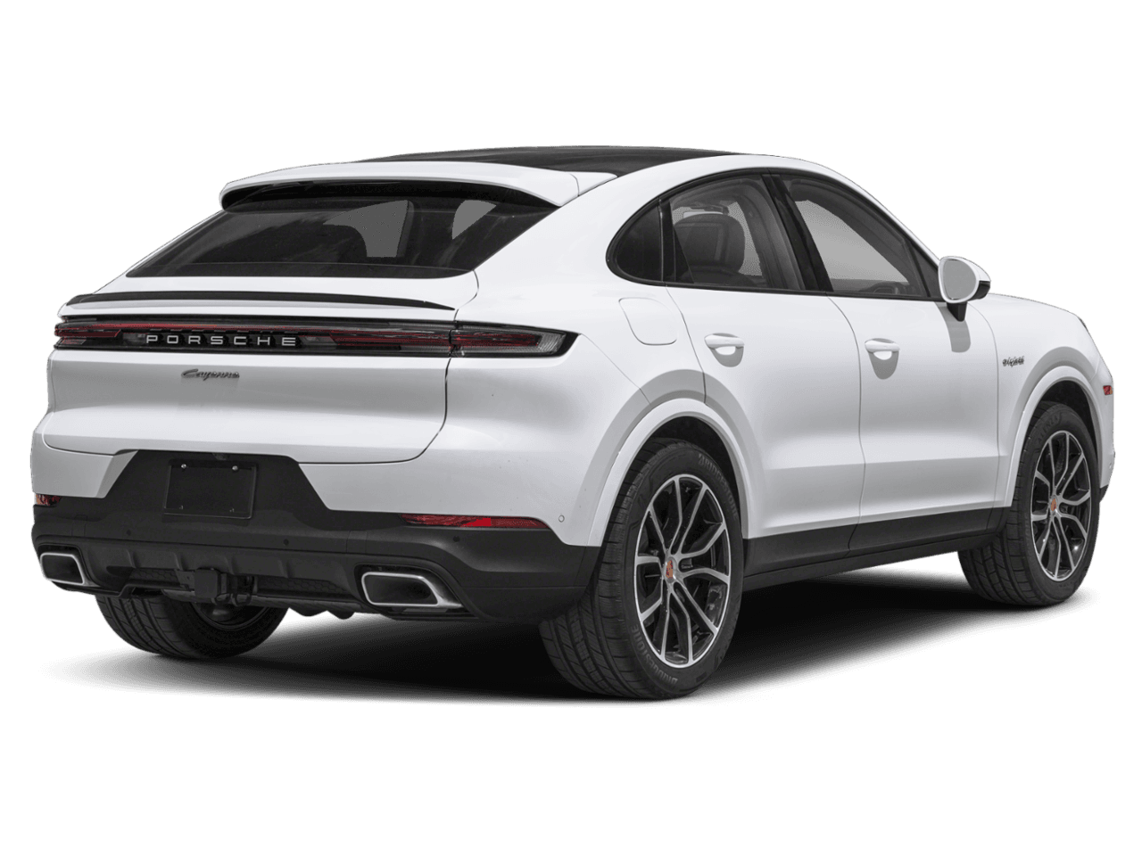 2026 Porsche Cayenne Turbo E-Hybrid - Rear 3/4, facing to the right