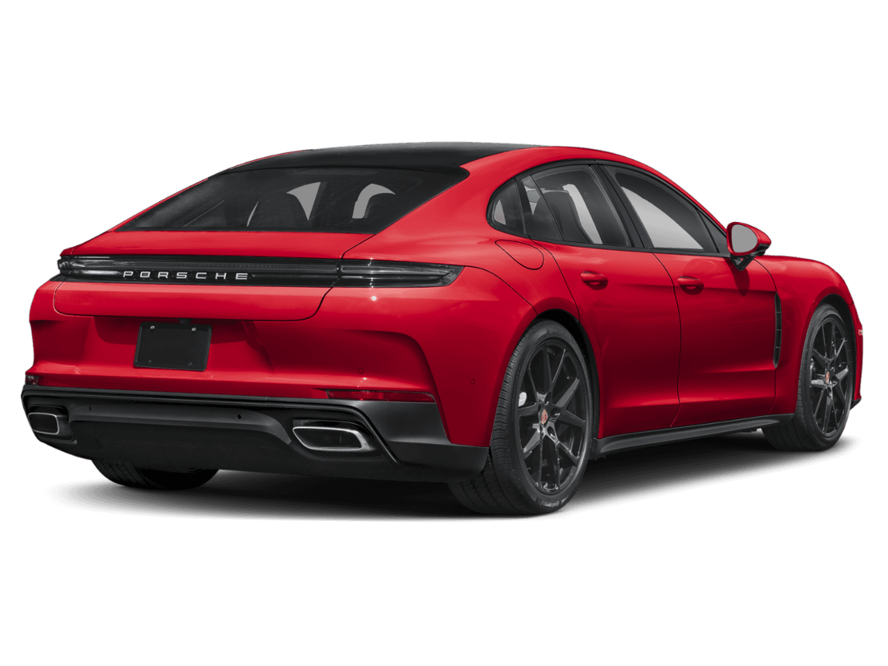 2026 Porsche Panamera 4 - Rear 3/4, facing to the right