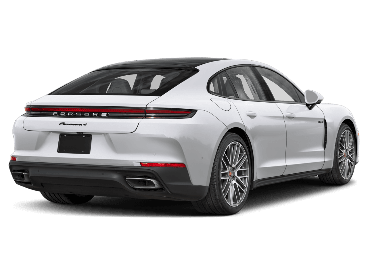 2026 Porsche Panamera 4 E-Hybrid - Rear 3/4, facing to the right