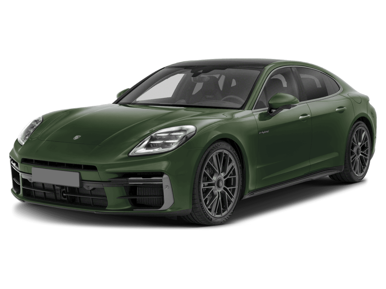 2026 Porsche Panamera Turbo E-Hybrid - Front 3/4, facing to the left