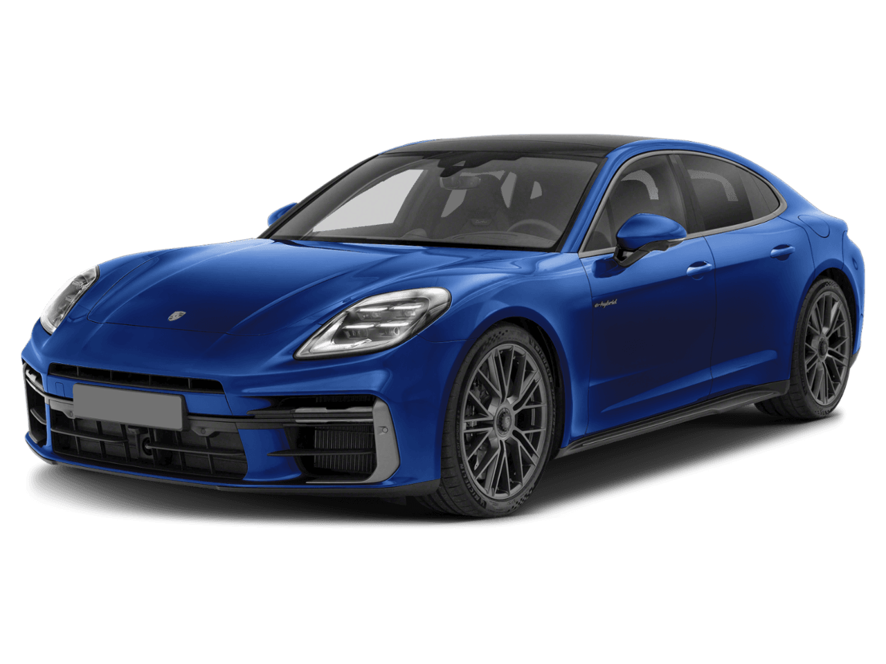 2026 Porsche Panamera Turbo E-Hybrid - Front 3/4, facing to the left