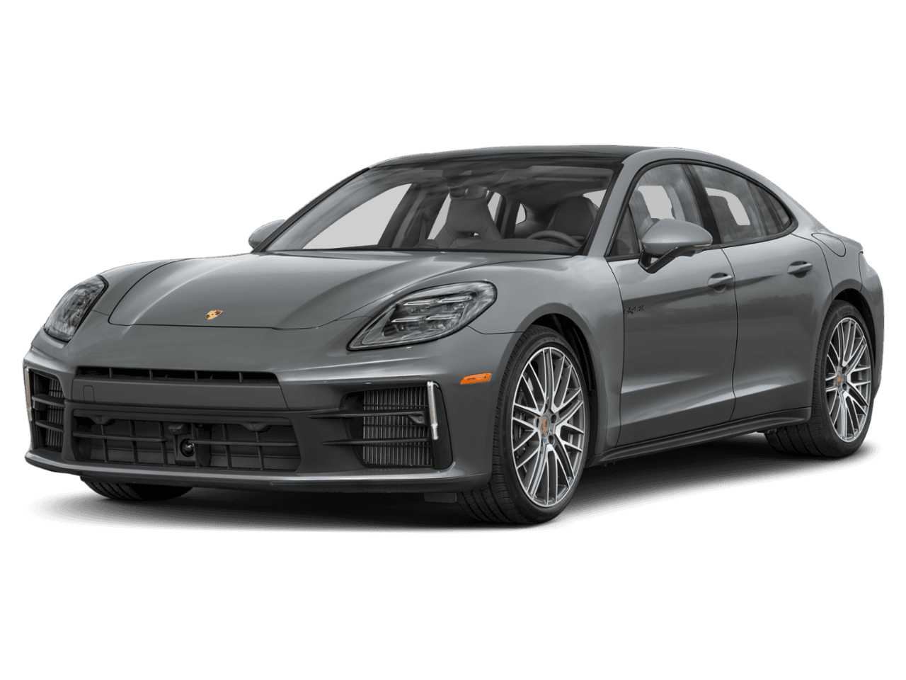 2026 Porsche Panamera Turbo - Front 3/4, facing to the left