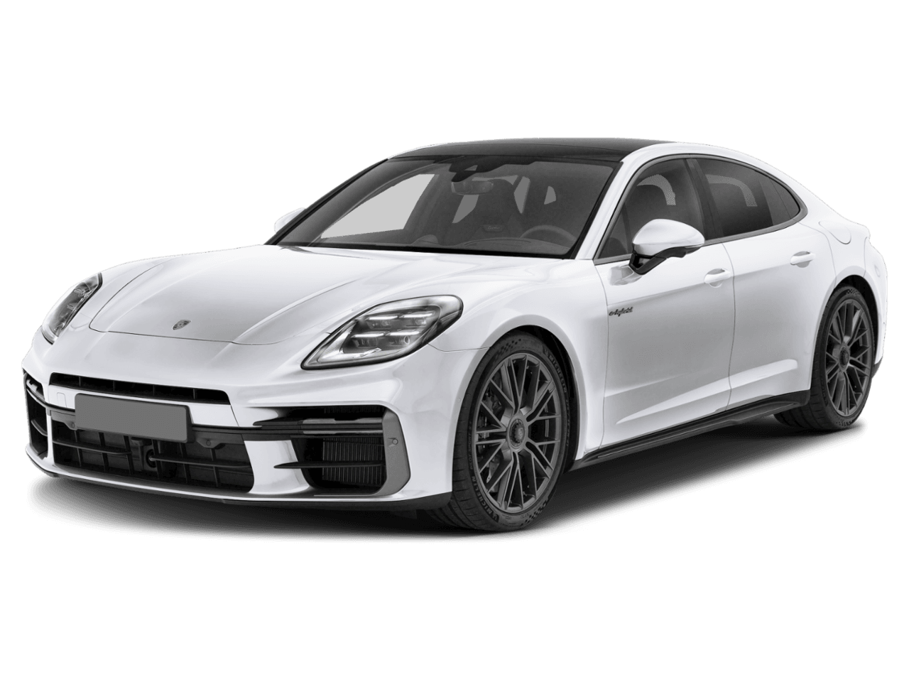 2026 Porsche Panamera Turbo E-Hybrid - Front 3/4, facing to the left