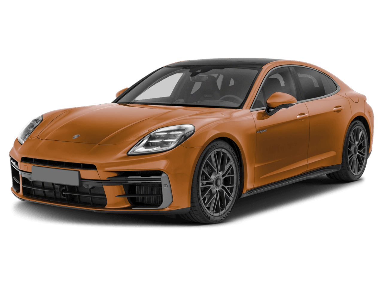 2026 Porsche Panamera Turbo E-Hybrid - Front 3/4, facing to the left