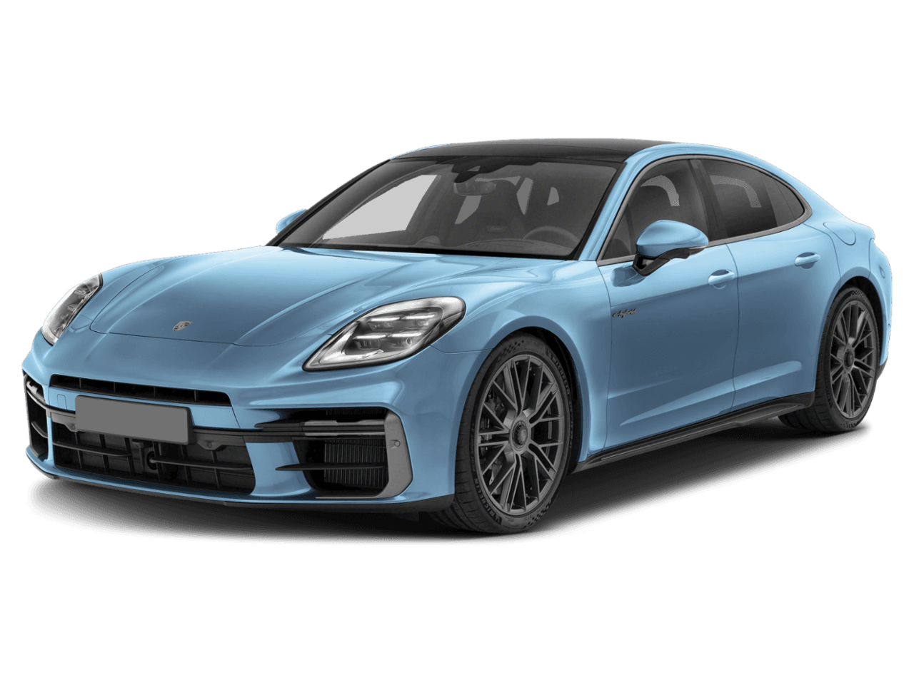 2026 Porsche Panamera Turbo E-Hybrid - Front 3/4, facing to the left