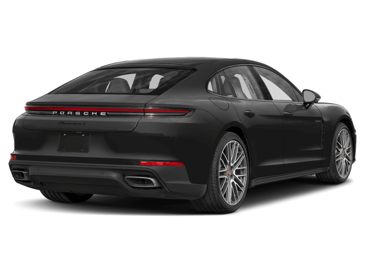 2026 Porsche Panamera Turbo E-Hybrid - Rear 3/4, facing to the right