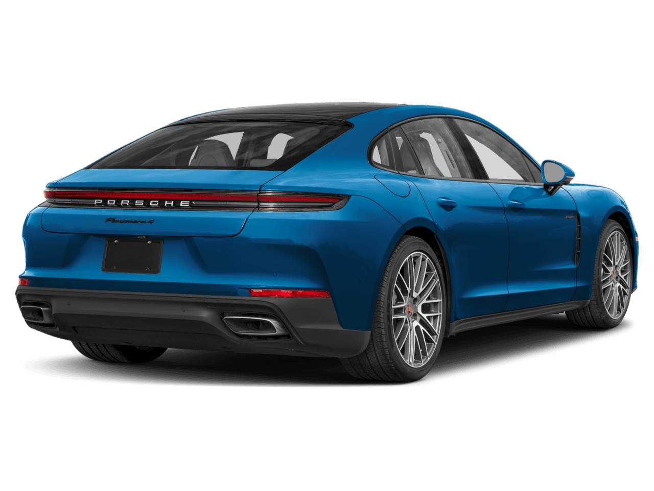 2026 Porsche Panamera Turbo E-Hybrid - Rear 3/4, facing to the right
