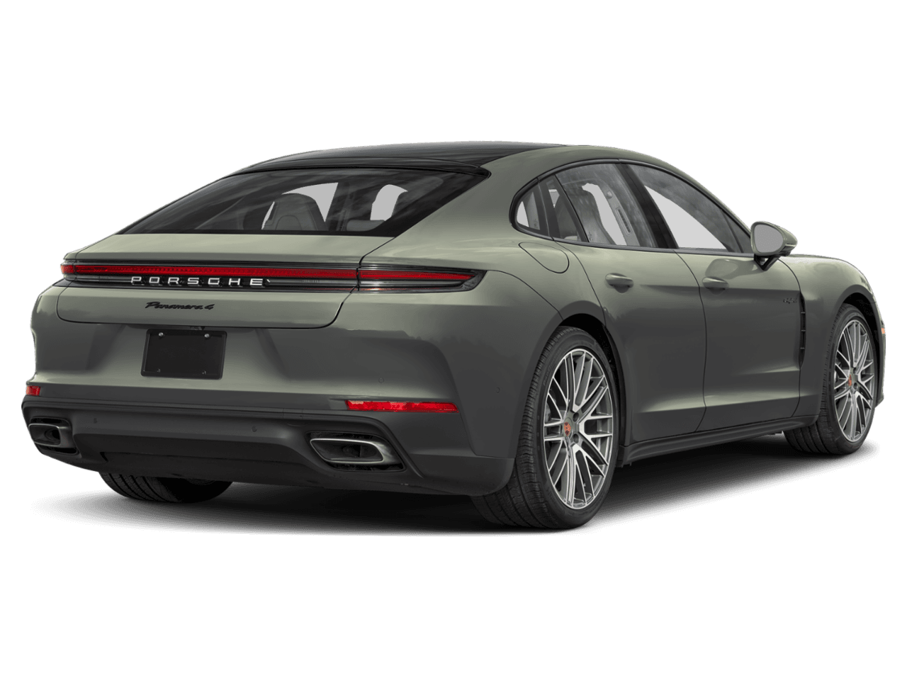 2026 Porsche Panamera Turbo E-Hybrid - Rear 3/4, facing to the right