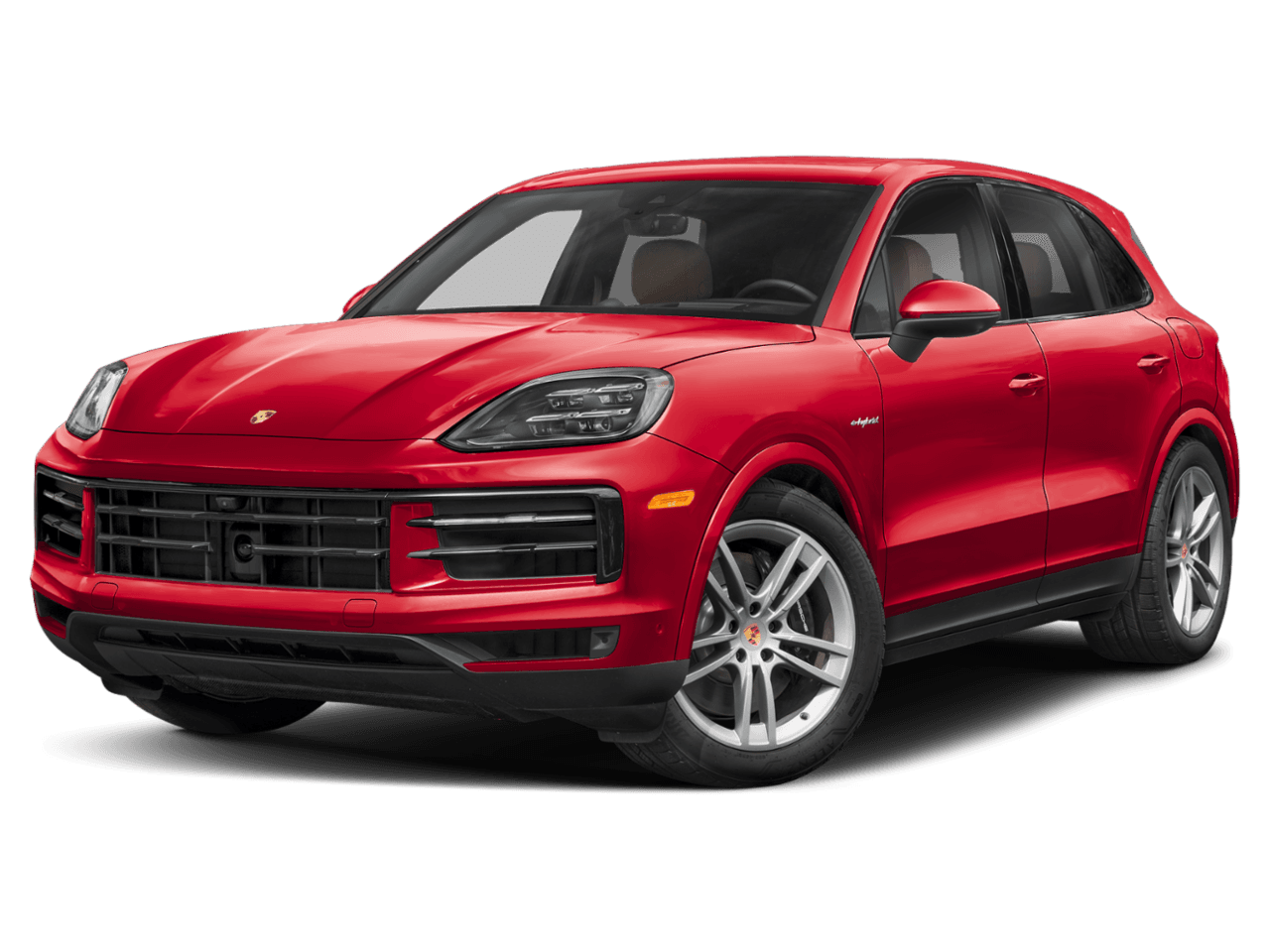 2026 Porsche Cayenne E-Hybrid - Front 3/4, facing to the left