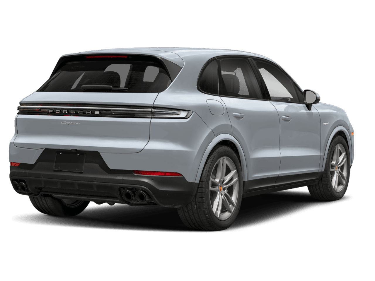 2026 Porsche Cayenne E-Hybrid - Rear 3/4, facing to the right