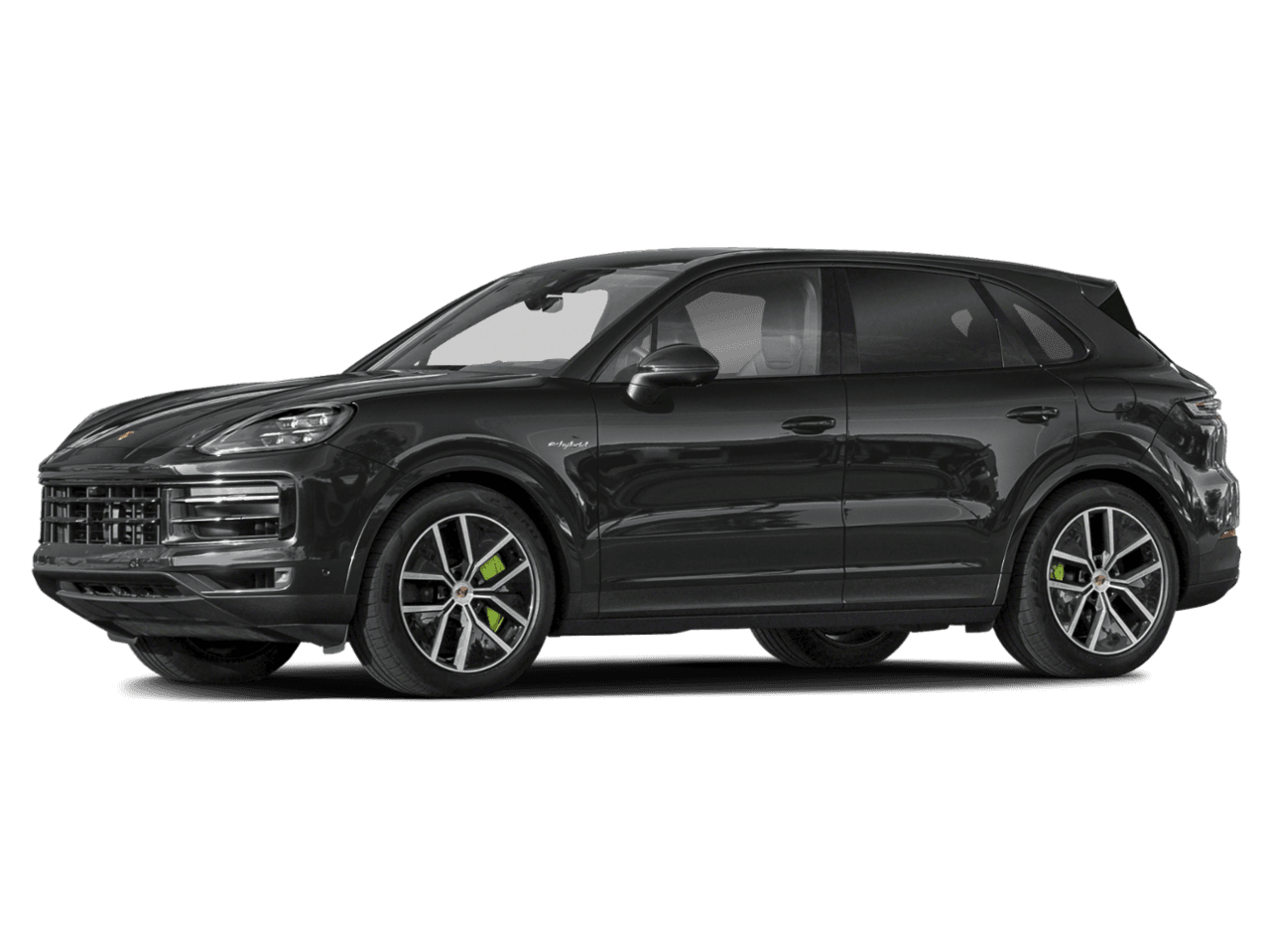 2026 Porsche Cayenne Turbo E-Hybrid - Front 3/4, facing to the left