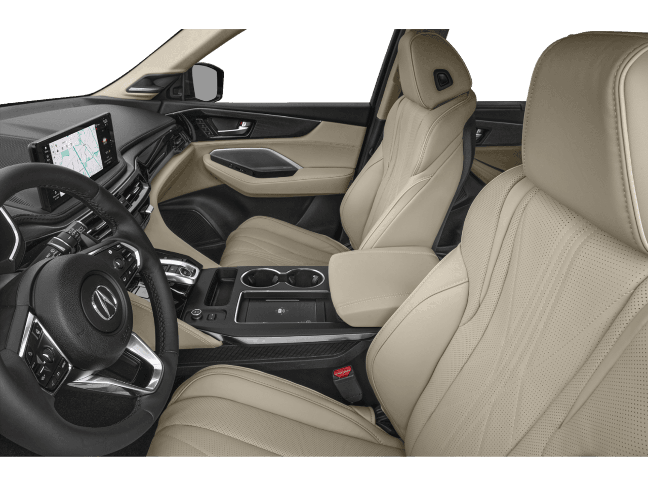 2026 Acura MDX w/Advance Package - Interior Driver's Side with Door Open, Front Seat Feature