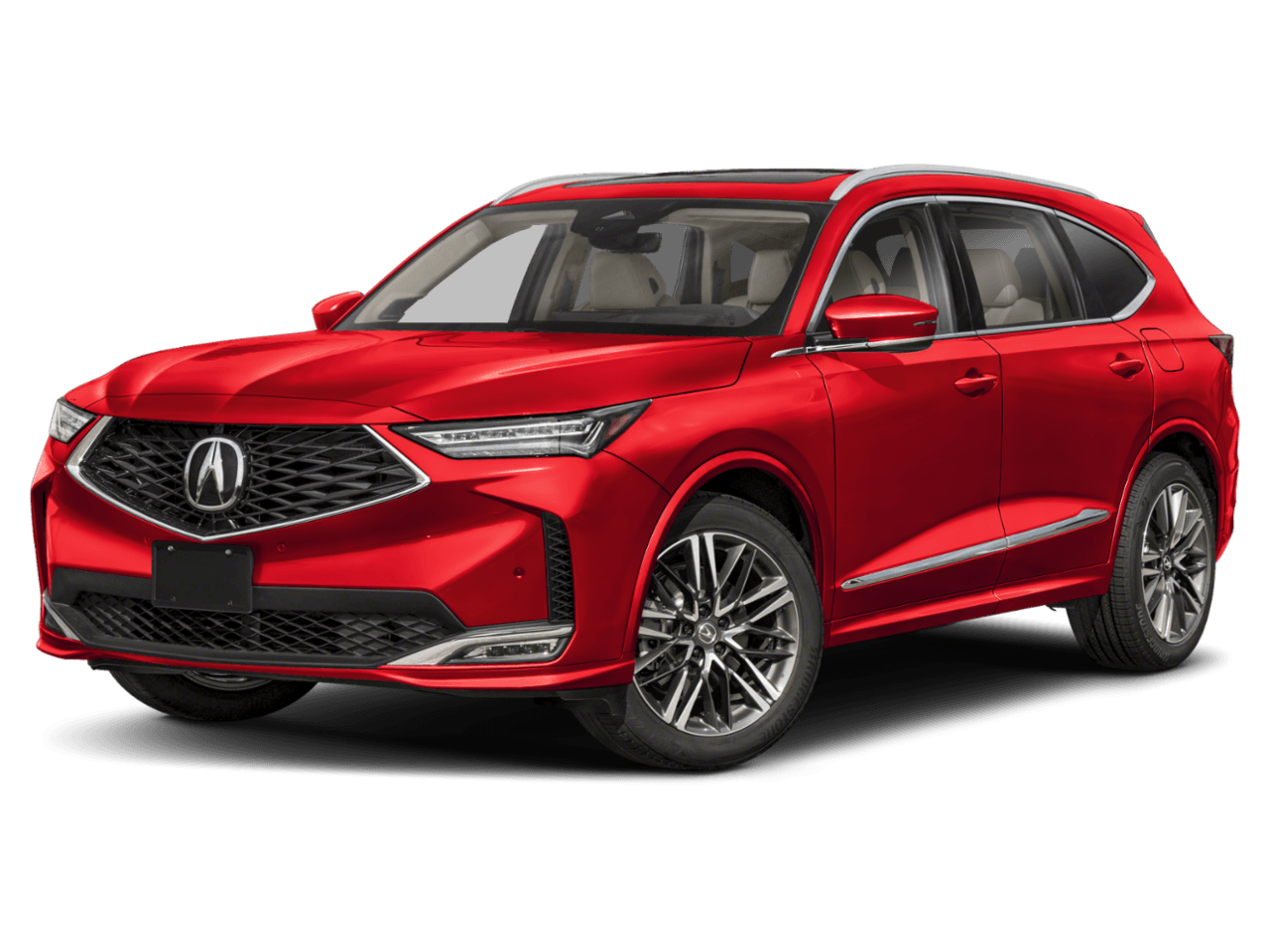 2026 Acura MDX w/Advance Package - Front 3/4, facing to the left