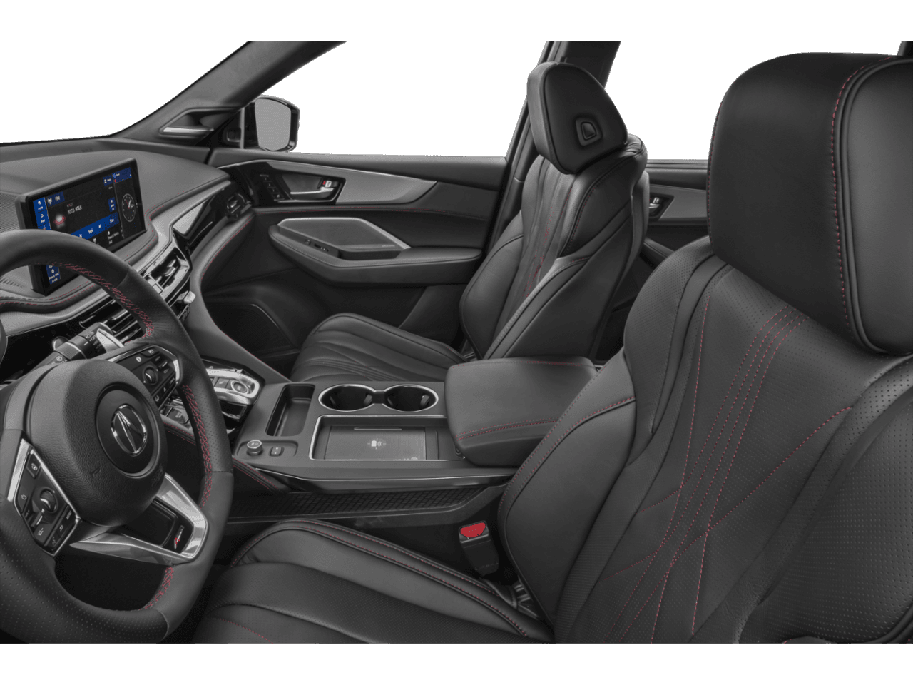 2026 Acura MDX w/A-Spec Advance Package - Interior Driver's Side with Door Open, Front Seat Feature