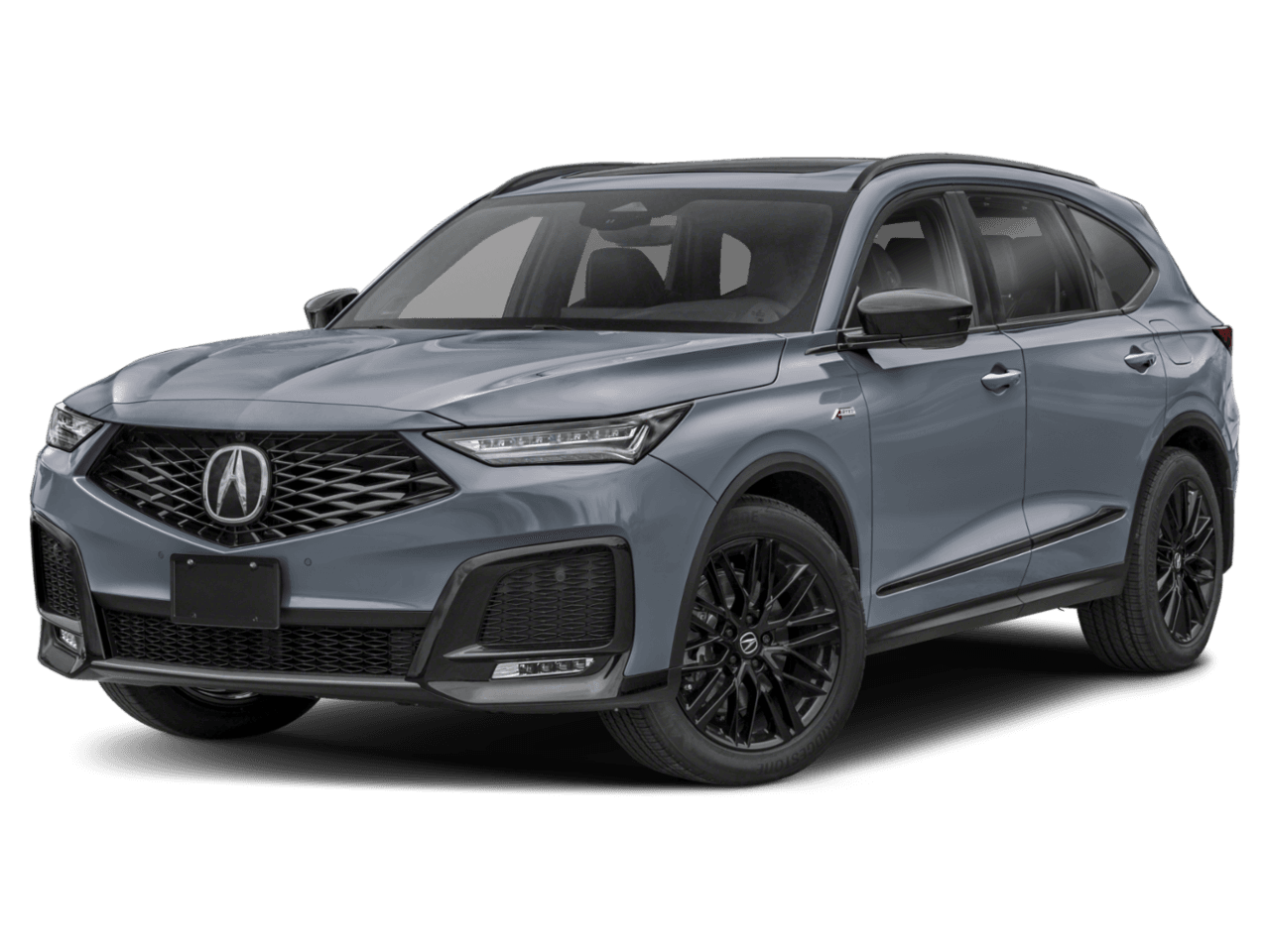 2026 Acura MDX w/A-Spec Advance Package - Front 3/4, facing to the left