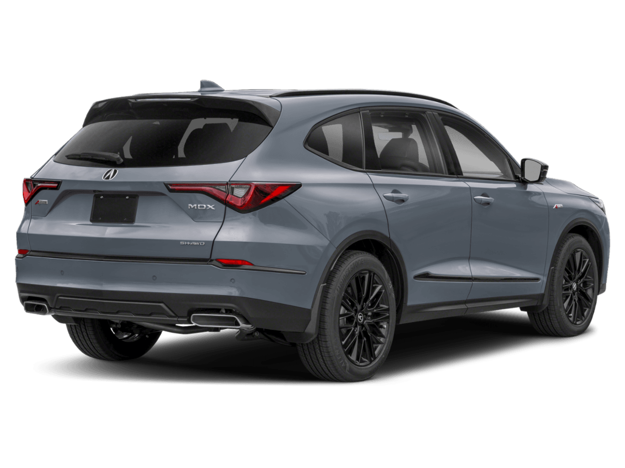 2026 Acura MDX w/A-Spec Advance Package - Rear 3/4, facing to the right