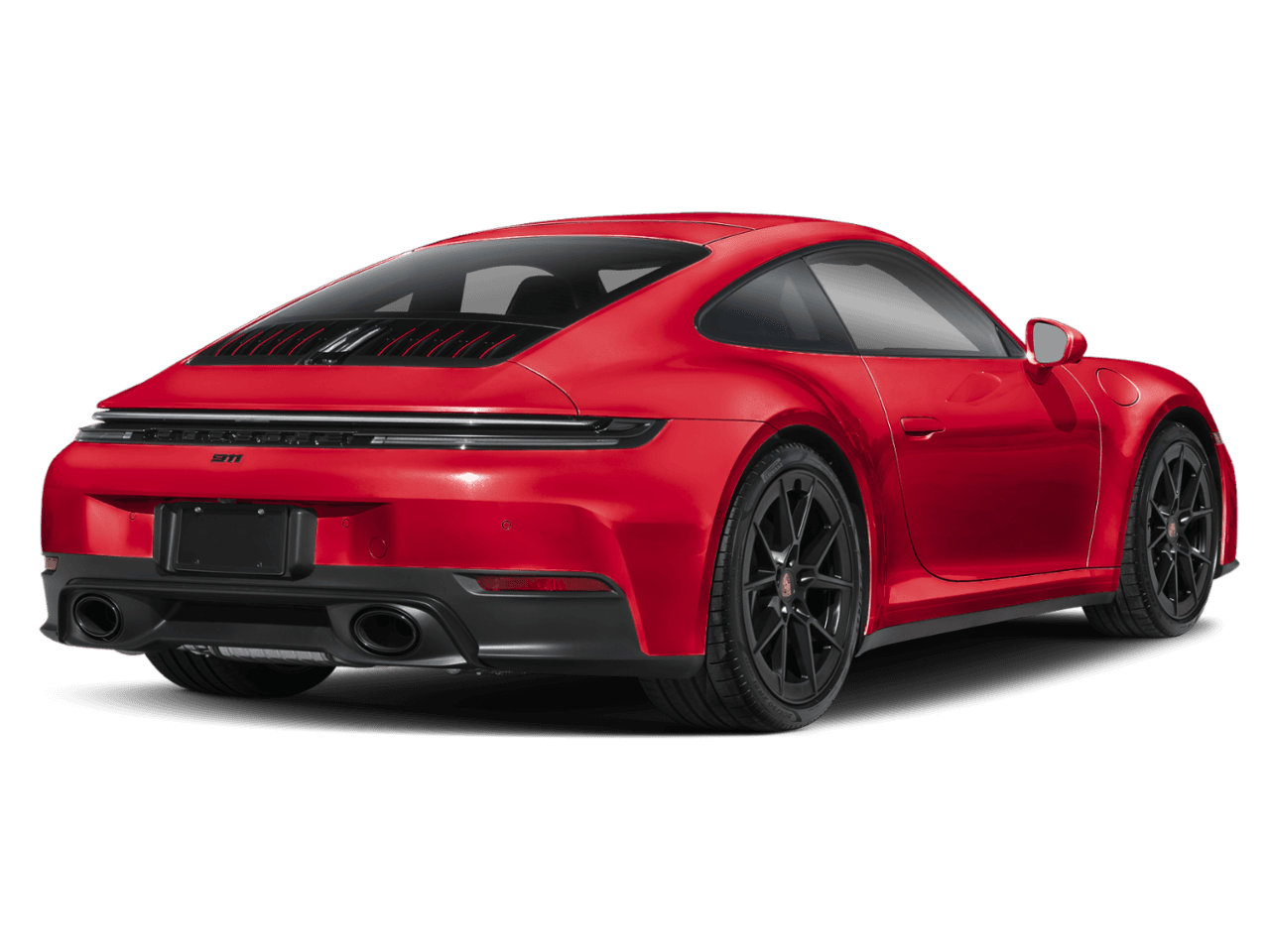 2026 Porsche 911 Carrera - Rear 3/4, facing to the right