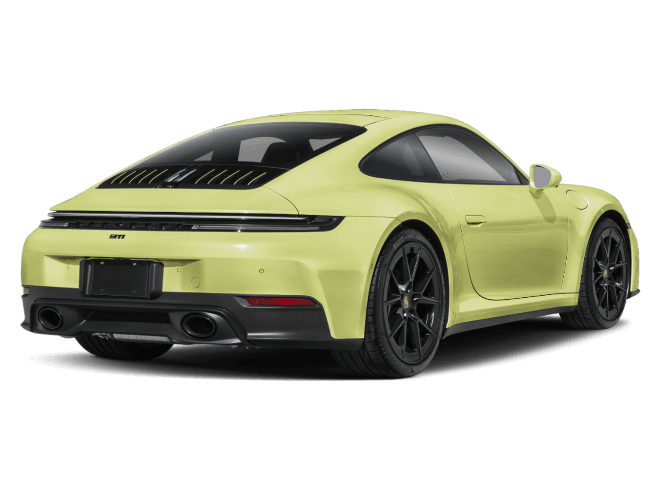 2026 Porsche 911 Carrera T - Rear 3/4, facing to the right