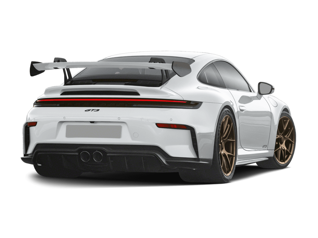 2026 Porsche 911 GT3 - Rear 3/4, facing to the right