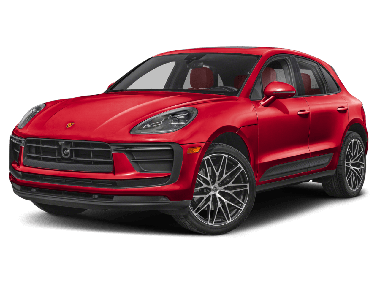 2026 Porsche Macan GTS - Front 3/4, facing to the left