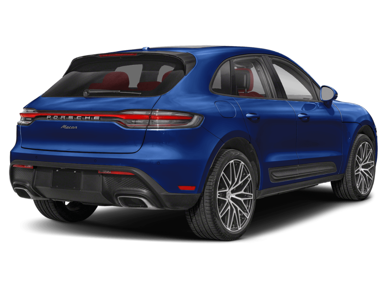 2026 Porsche Macan GTS - Rear 3/4, facing to the right