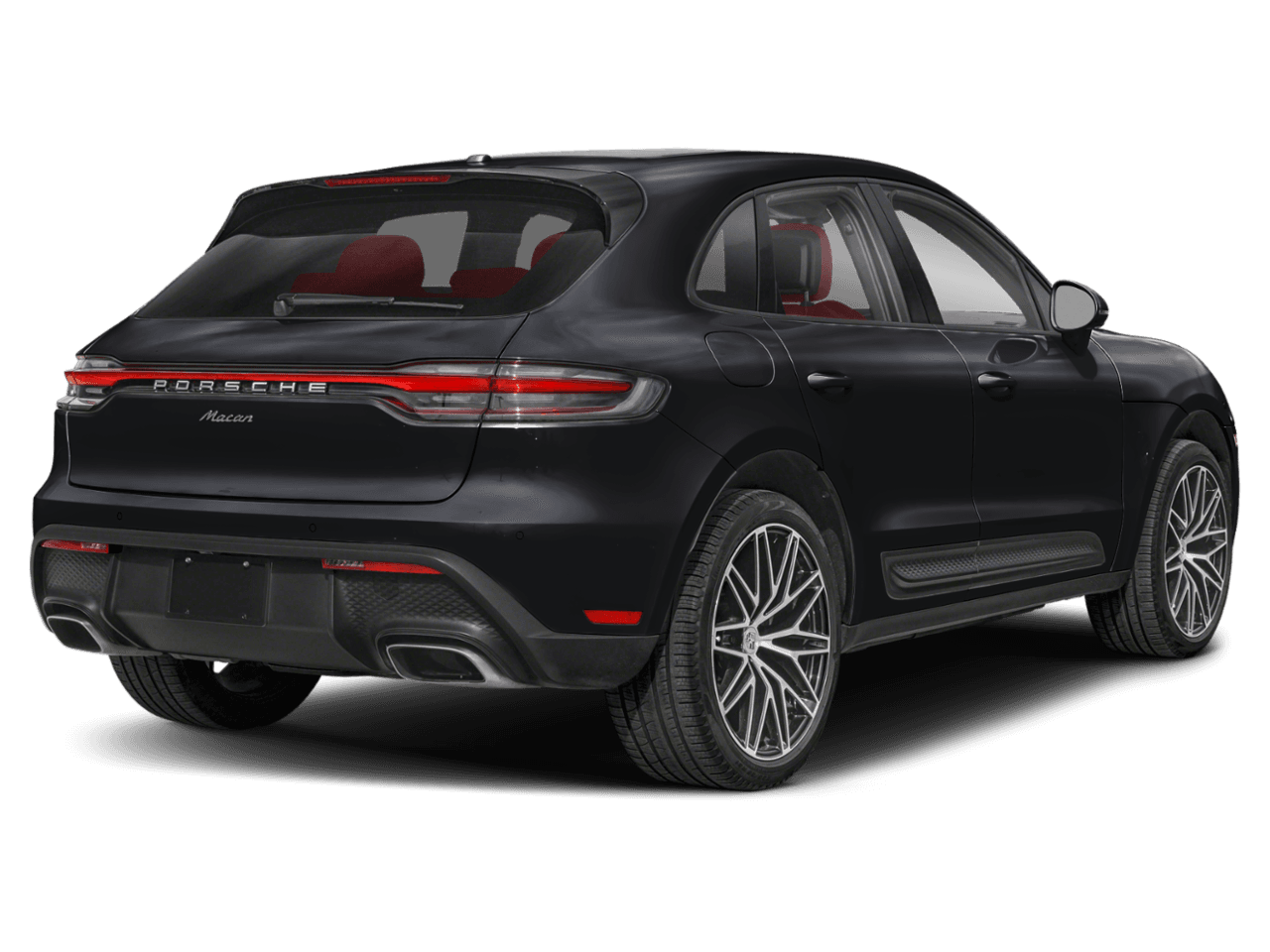 2026 Porsche Macan GTS - Rear 3/4, facing to the right