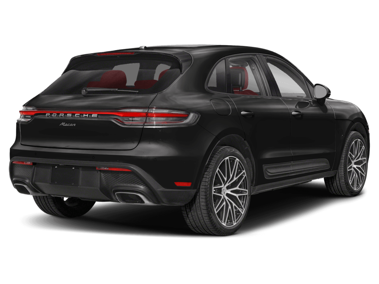 2026 Porsche Macan GTS - Rear 3/4, facing to the right