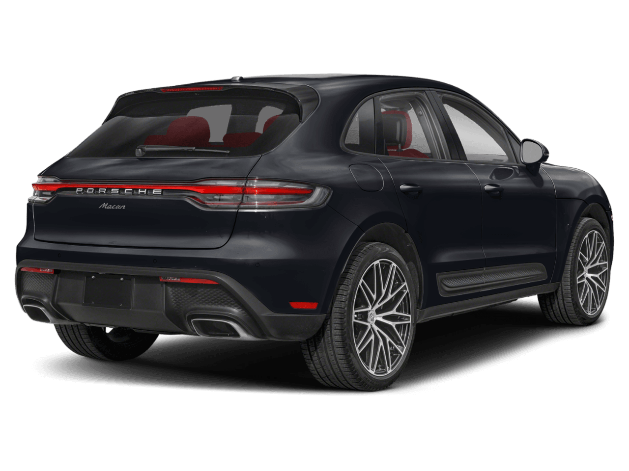 2026 Porsche Macan GTS - Rear 3/4, facing to the right