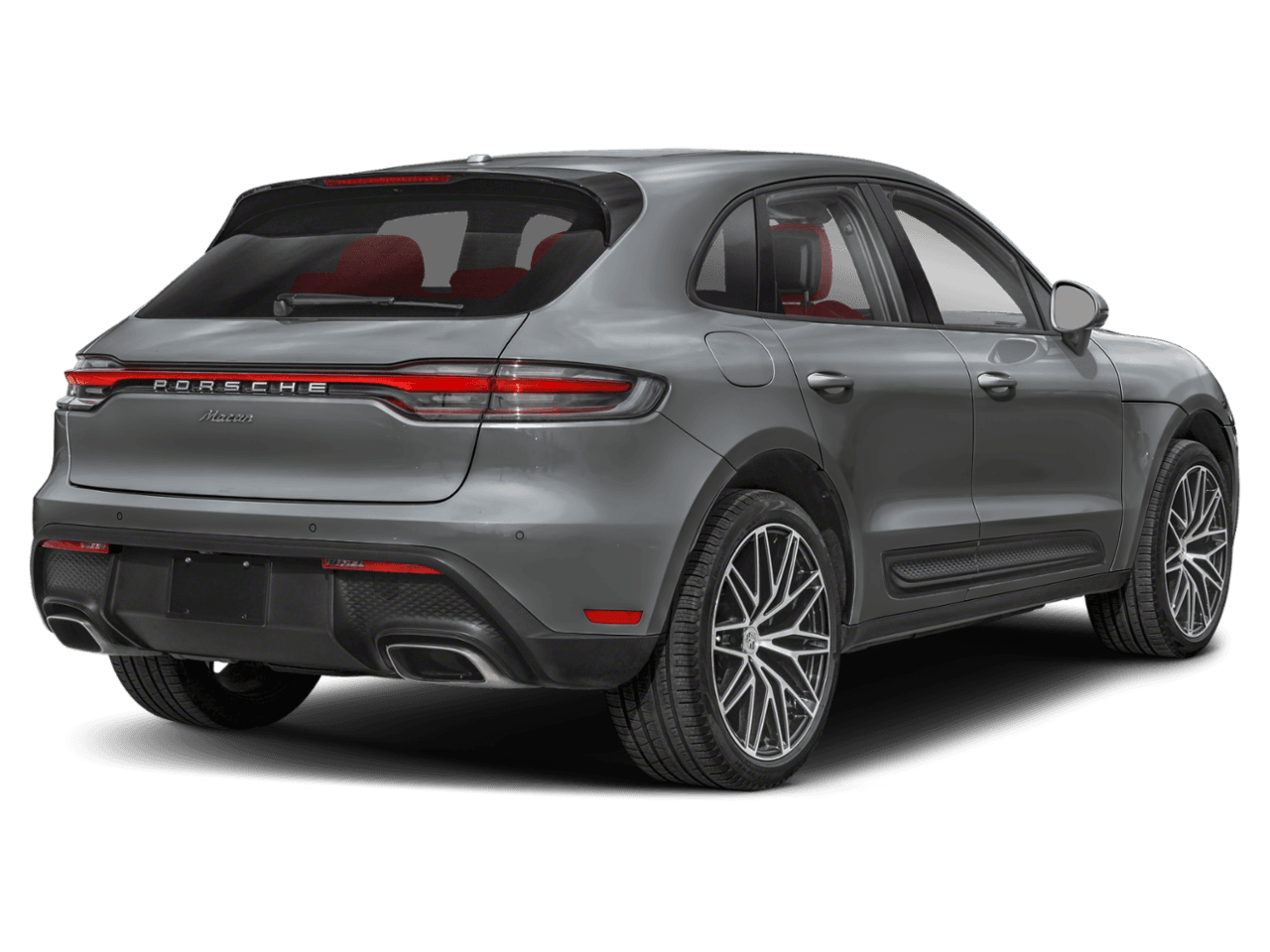 2026 Porsche Macan GTS - Rear 3/4, facing to the right