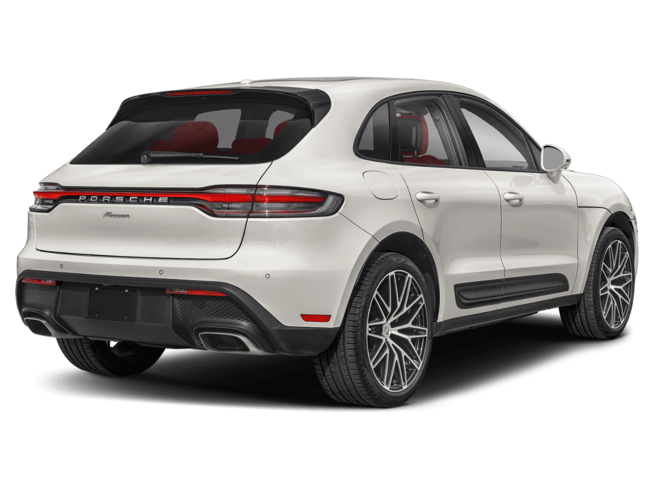 2026 Porsche Macan GTS - Rear 3/4, facing to the right