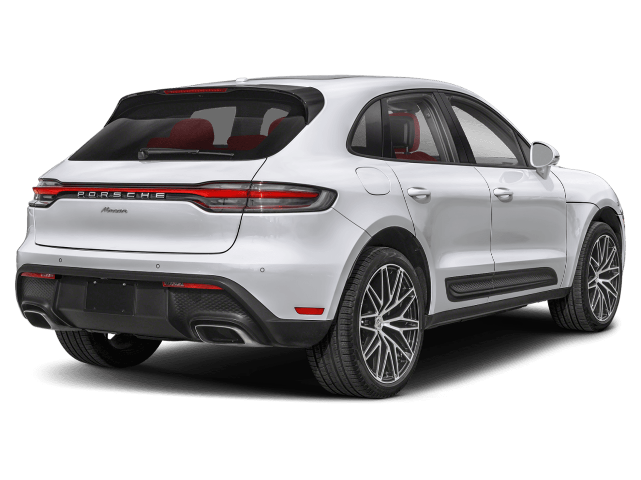 2026 Porsche Macan GTS - Rear 3/4, facing to the right