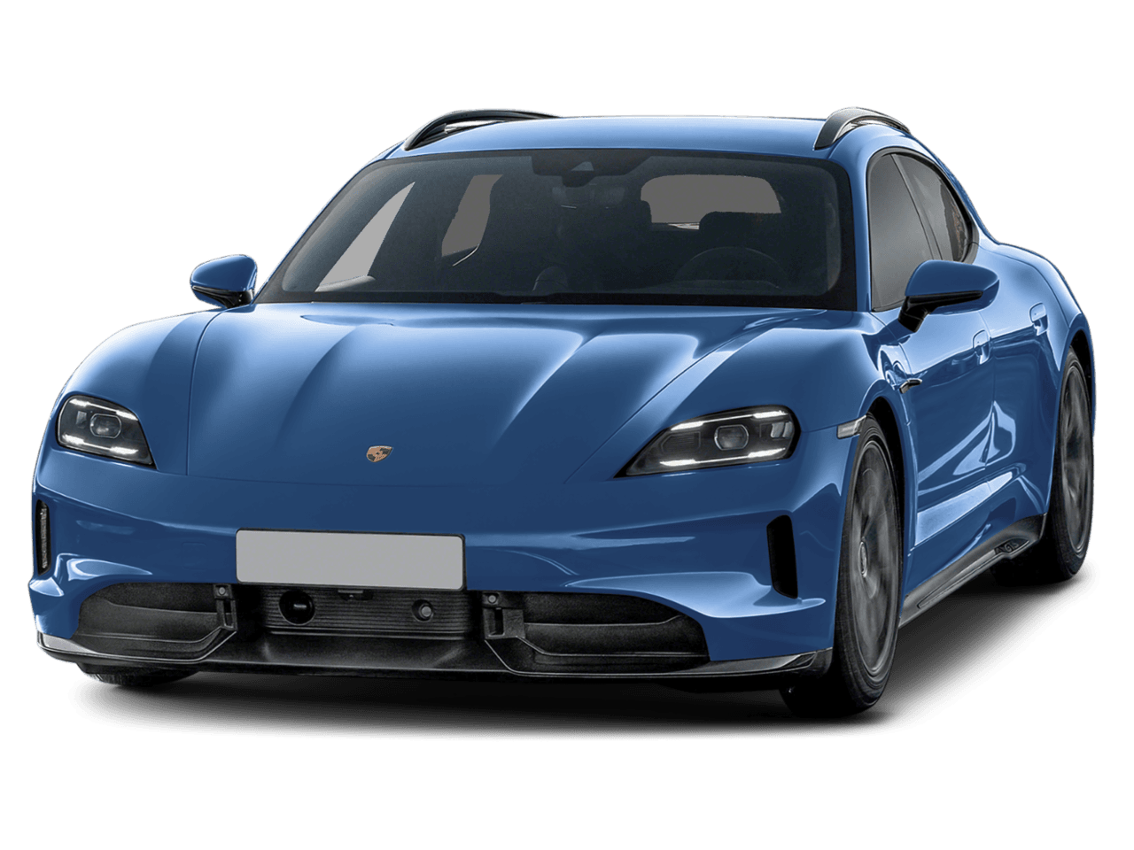 2026 Porsche Taycan GTS - Front 3/4, facing to the left