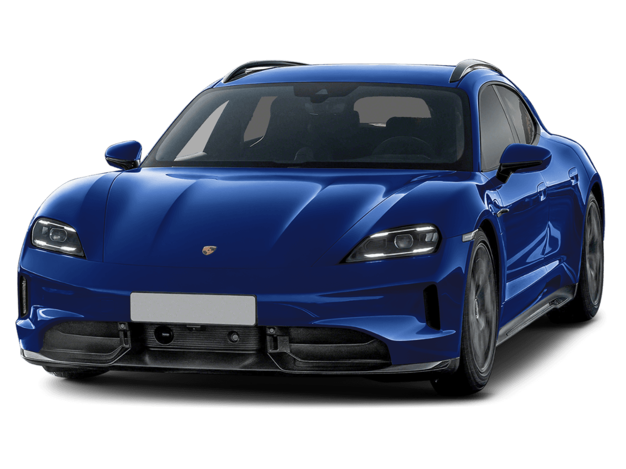 2026 Porsche Taycan GTS - Front 3/4, facing to the left