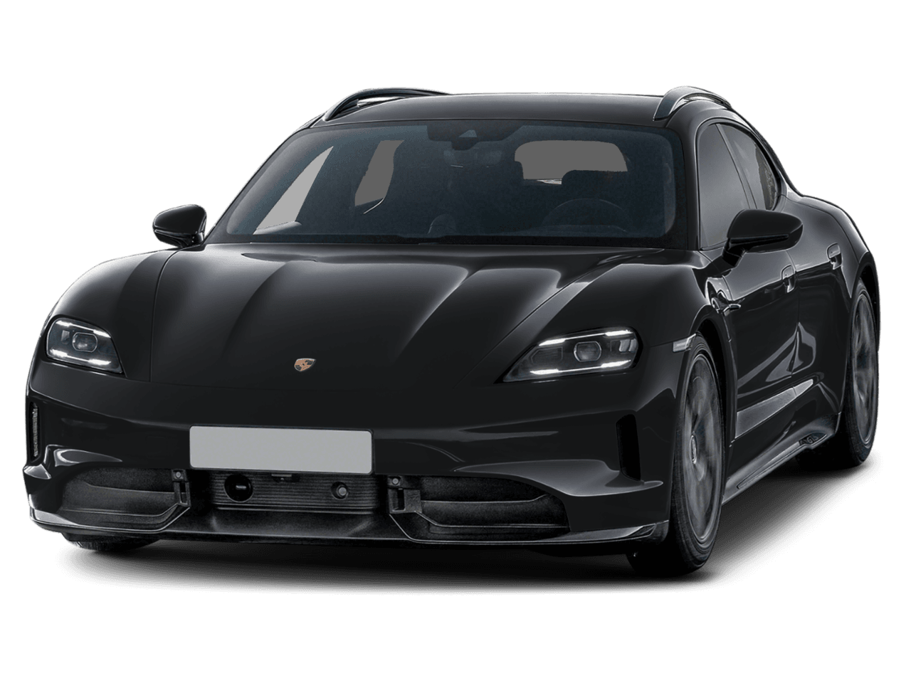 2026 Porsche Taycan GTS - Front 3/4, facing to the left