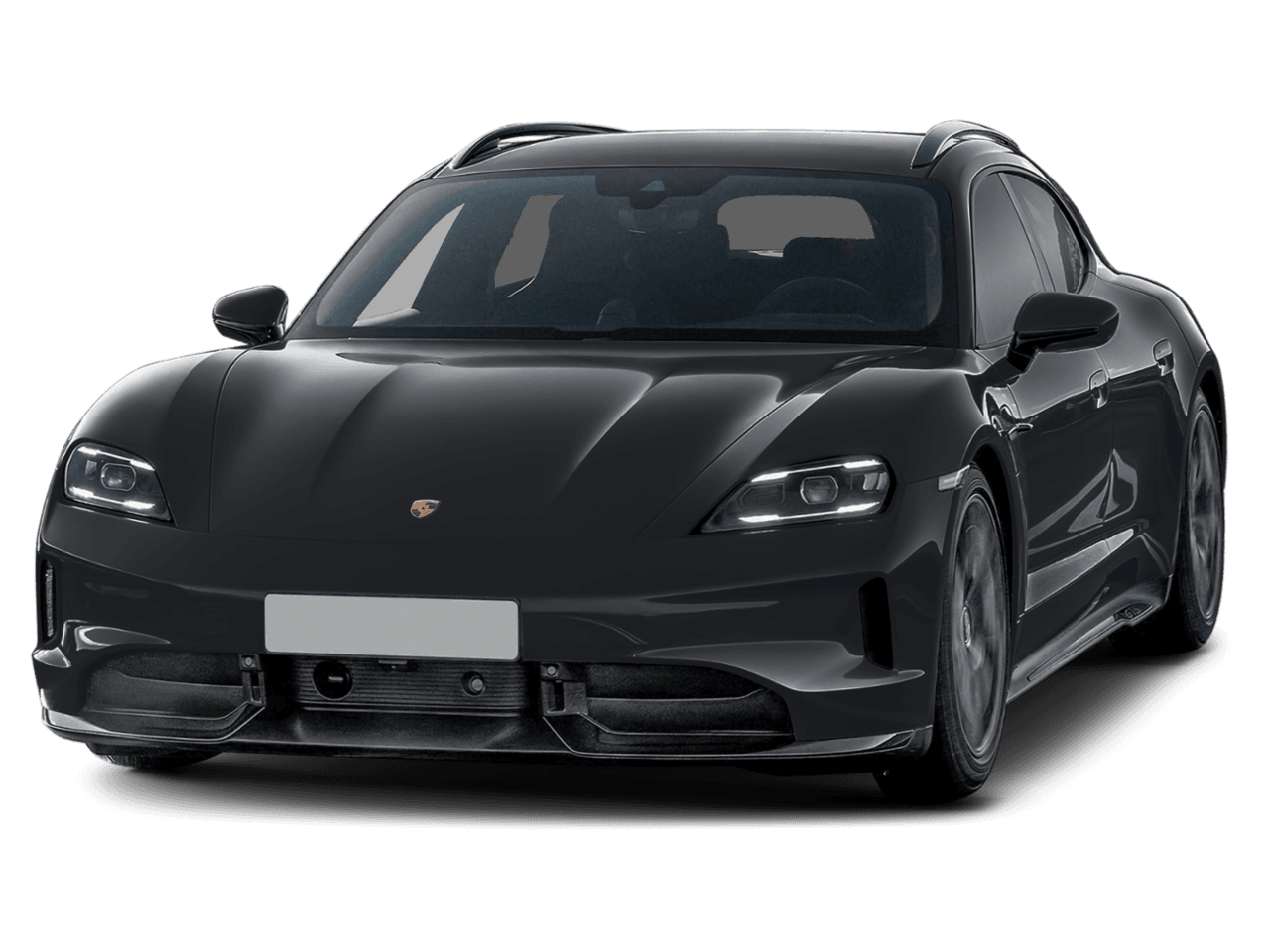 2026 Porsche Taycan GTS - Front 3/4, facing to the left