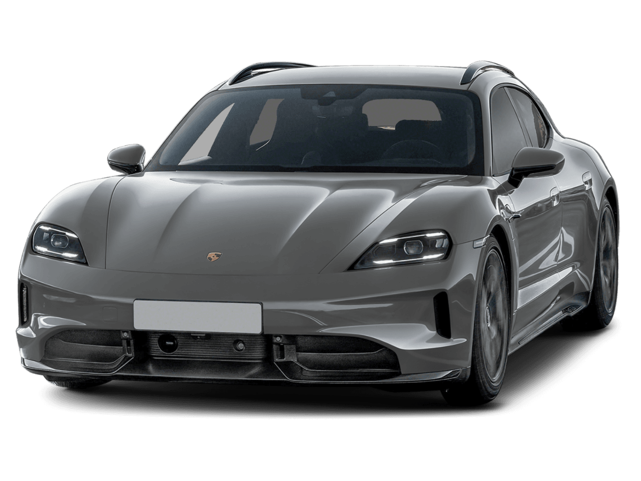 2026 Porsche Taycan GTS - Front 3/4, facing to the left