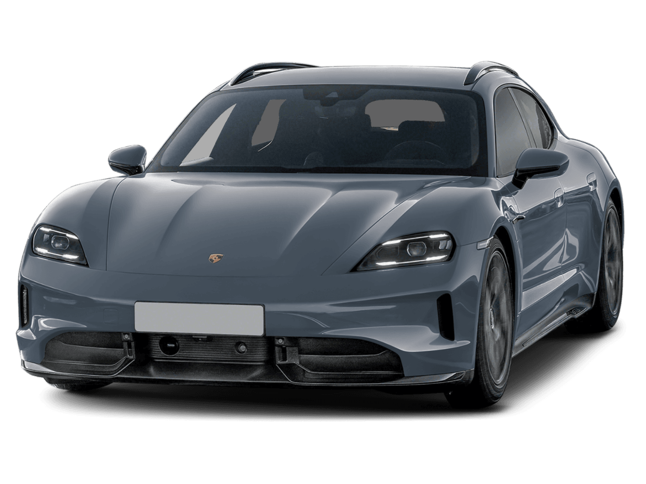 2026 Porsche Taycan GTS - Front 3/4, facing to the left
