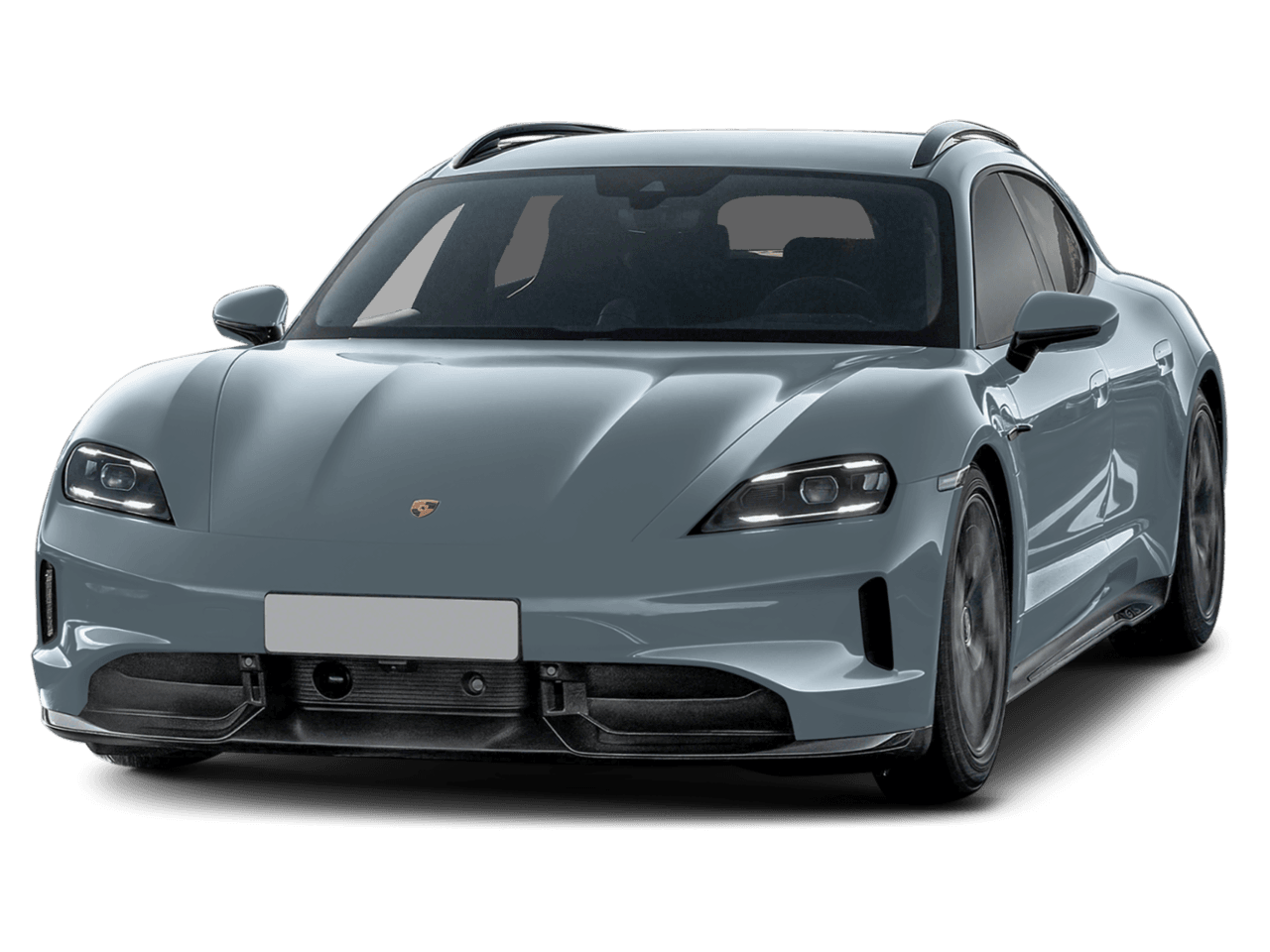 2026 Porsche Taycan GTS - Front 3/4, facing to the left