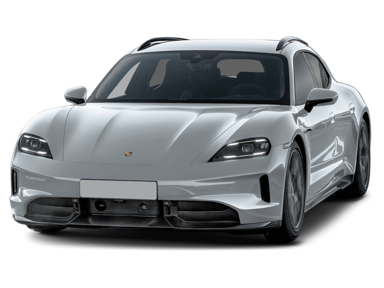 2026 Porsche Taycan GTS - Front 3/4, facing to the left