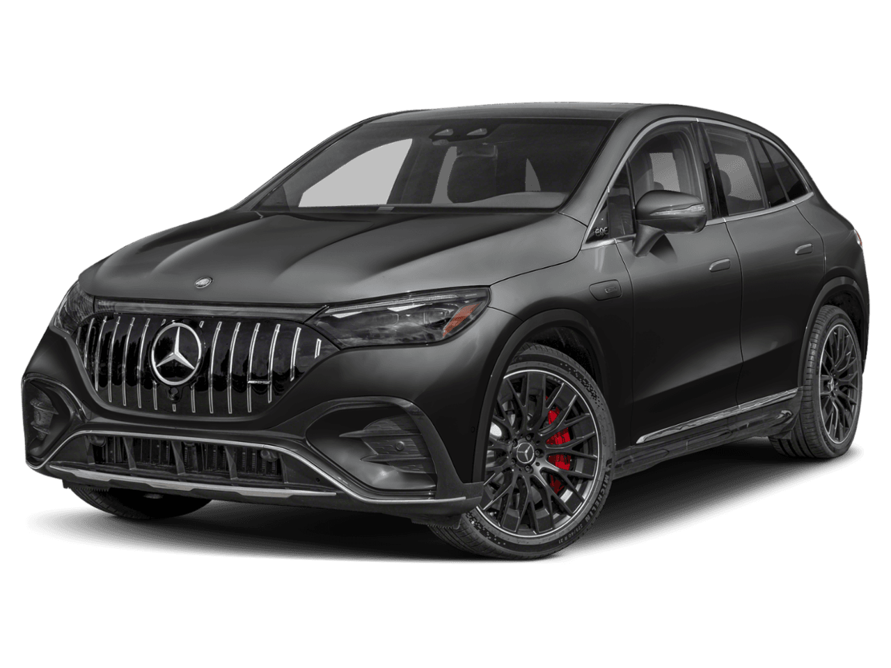 2026 Mercedes-Benz EQE AMG - Front 3/4, facing to the left
