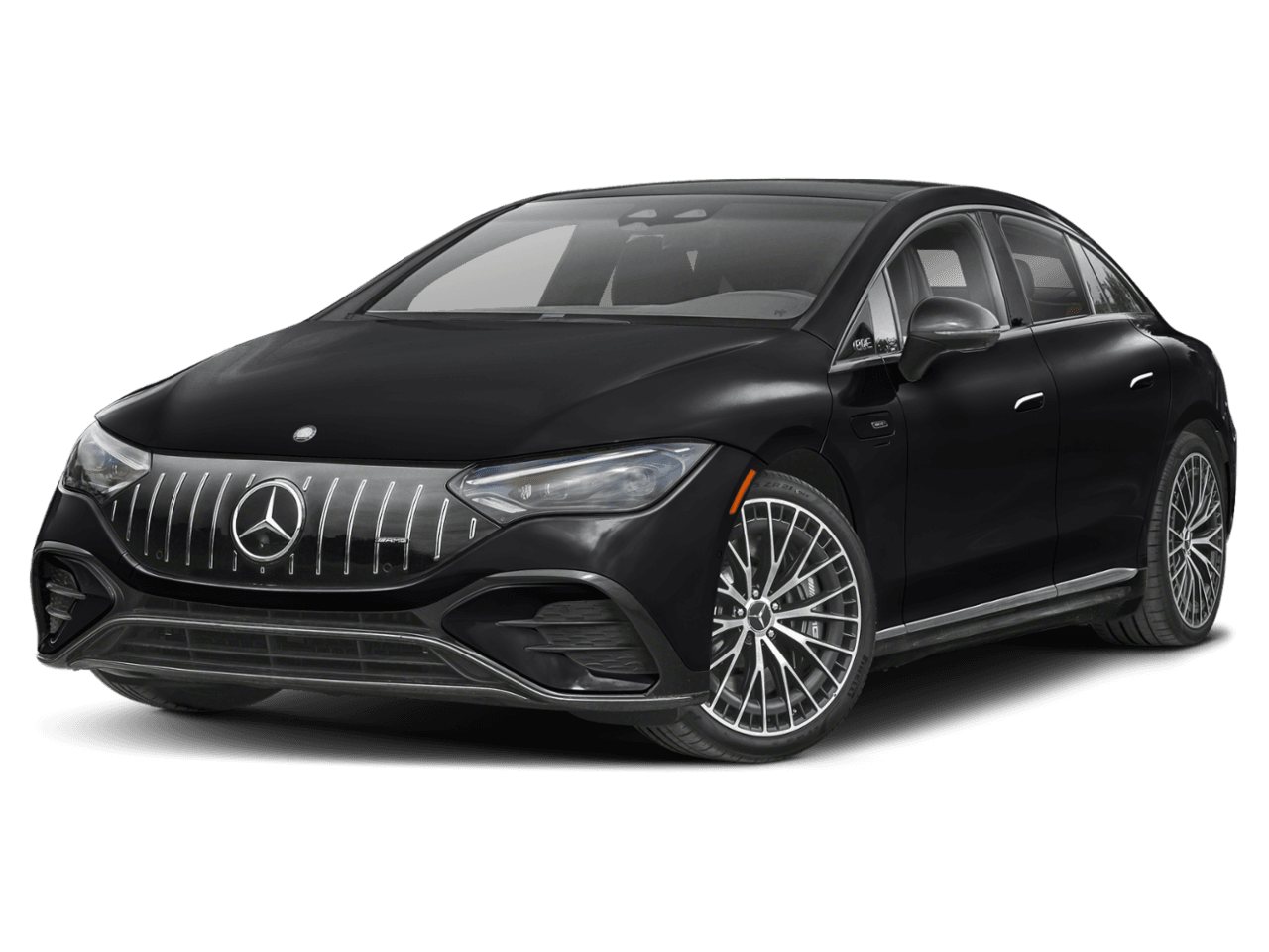 2026 Mercedes-Benz EQE AMG EQE - Front 3/4, facing to the left